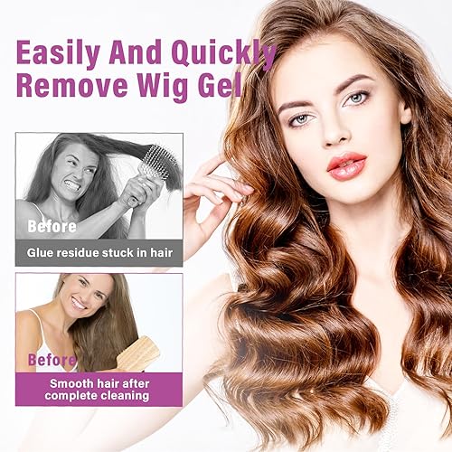 Miniatura 4 de Spray removedor de extensión con cinta, removedor de pegamento para pelucas de encaje, disolvente removedor de adhesivo para residuos de pegamento