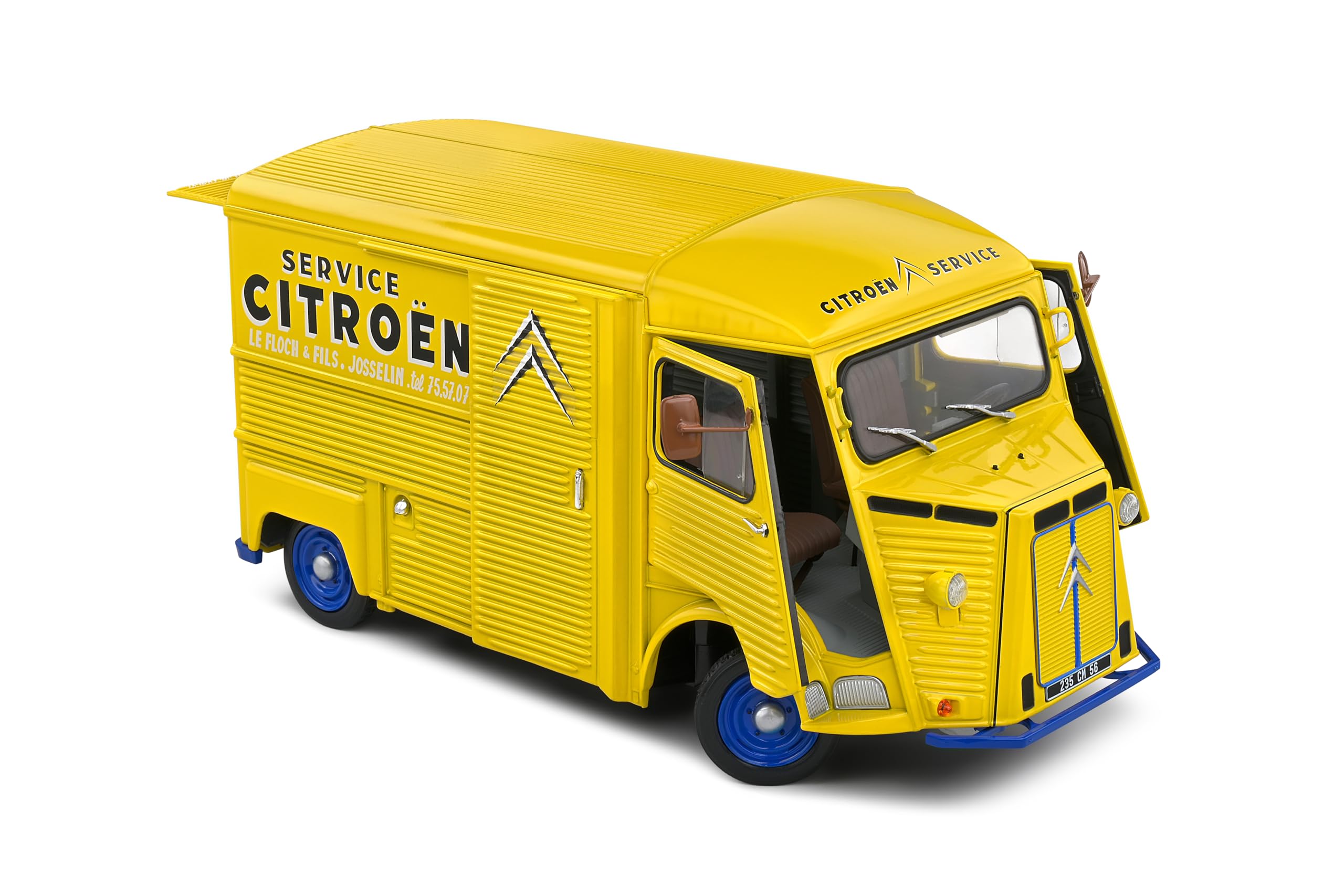 1:18 CITROËN Type HY CITROËN Service Yellow 1969 : Amazon.com.be