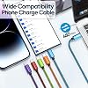 Cable Teyssor USB C a USB C, cable cargador tipo C de 10 pies, 5 unidades, 60W, cable de carga rápida USBC a USBC para teléfonos serie 17/16/15, cable cargador tipo C para Samsung S24/S24+, MacBook, Pad Pro/Air 3