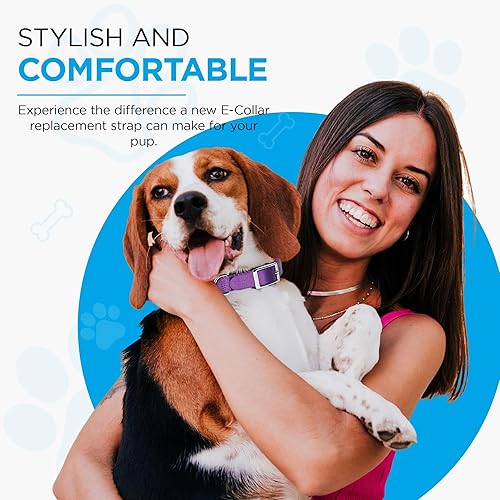 Miniatura 5 de e-Collar - Correa de repuesto para collar de choque, repuesto de collar de cerca, compatible con la mayoría de las marcas (34 pulgadas, negro)