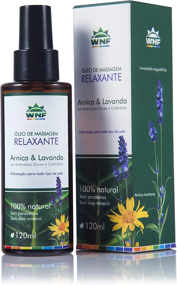 Óleo de Massagem relaxante 120ml, WNF