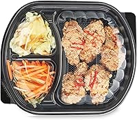 Vista 1 de YANGRUI Contenedor de preparación de comidas, paquete de 30 recipientes de 30 onzas sin BPA reutilizables para llevar con tapas, envoltura