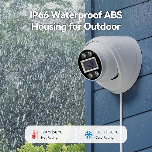 Miniatura 7 de Sistema de cámara de seguridad Lite de 5MP con disco duro de 500 G, grabador DVR AHD TVI de 4 canales, 4 cámaras domo de vigilancia con cable HD