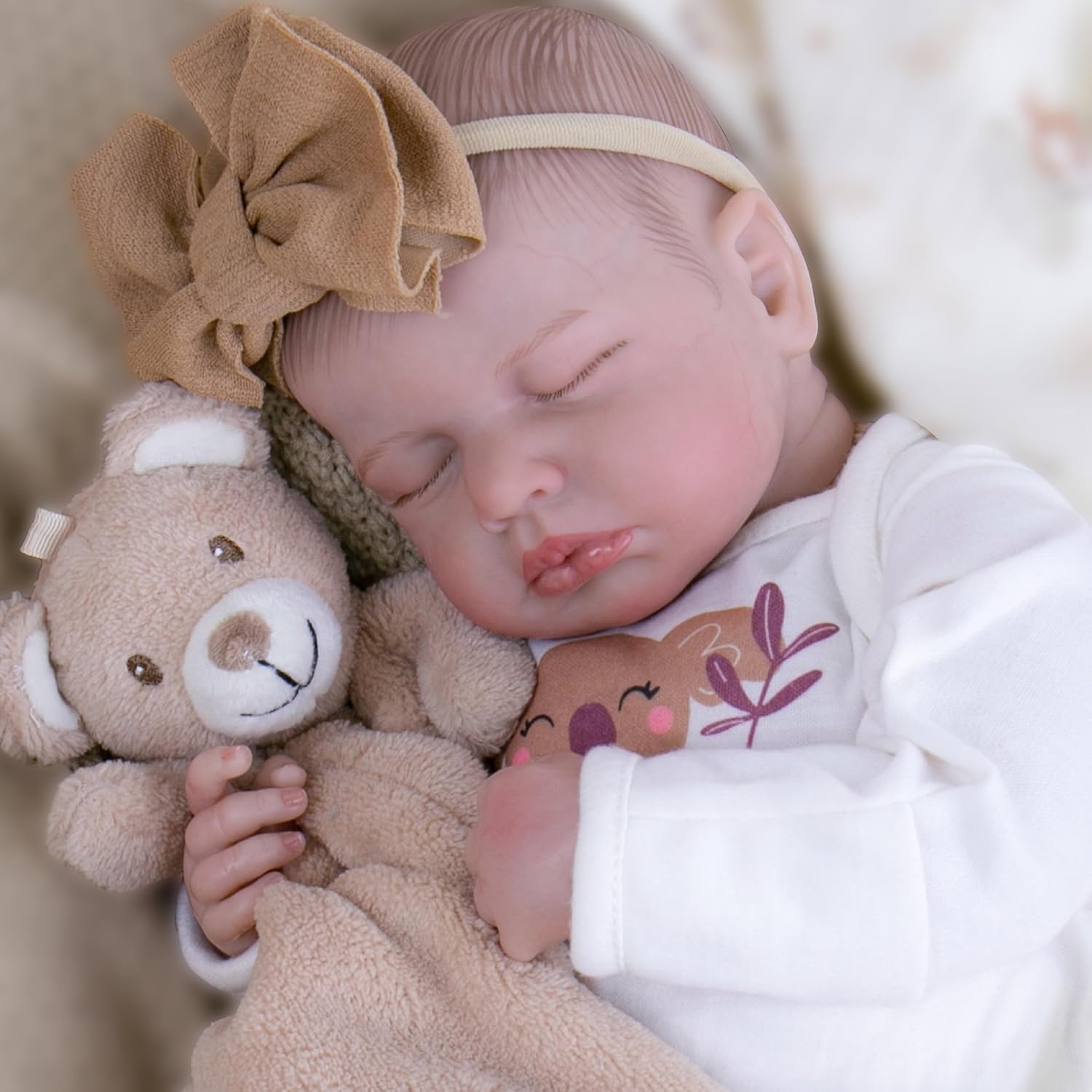 Milidool Lifelike Reborn Baby Dolls-20 Inch Realistic Newborn Baby Dolls, Soft Poseable Cloth Body Real Life Baby Dolls Silicone with Accessories Toy for for 3+ Year Old Girls Gifts, Pretend Play