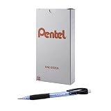 Pentel CHAMP Mechanical Pencil, (0.9mm), Tinted Blue Barrel, 12 Pack (AL19C) – view 1
