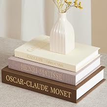 InnoGear 3 Pcs Decorative Books Fake Book for Home Room Decor Shelves Table