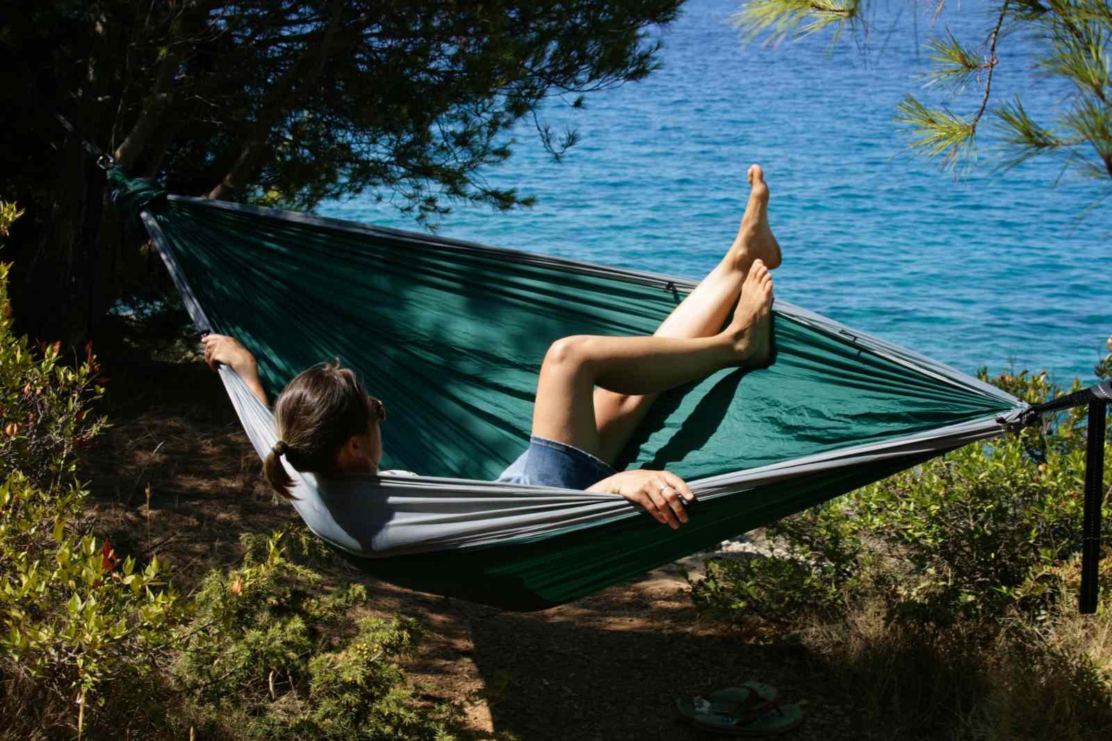 Outdoor Reise Camping Doppel Hängematte f. 2 Personen