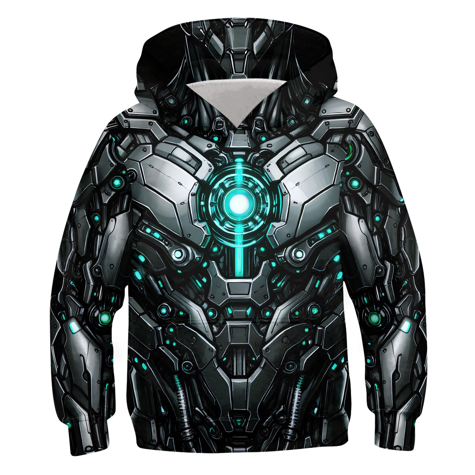 TUONROAD Boys Hoodies 3D Graphic Sweatshirt Lightweight Pullover 6-16T cool