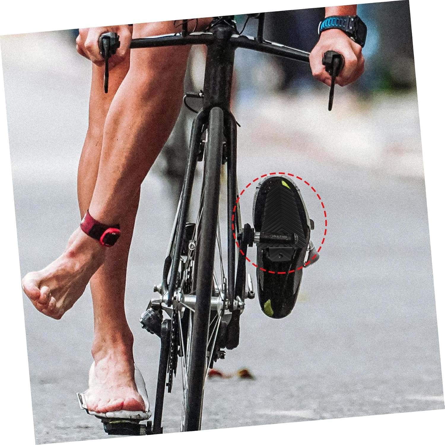 Mountain Bike Cleats Durable Self-Locking Pedal Clips for Road Mountain Cycling Shoes Quick Attachment Versatile Compatibility Easy to Install
