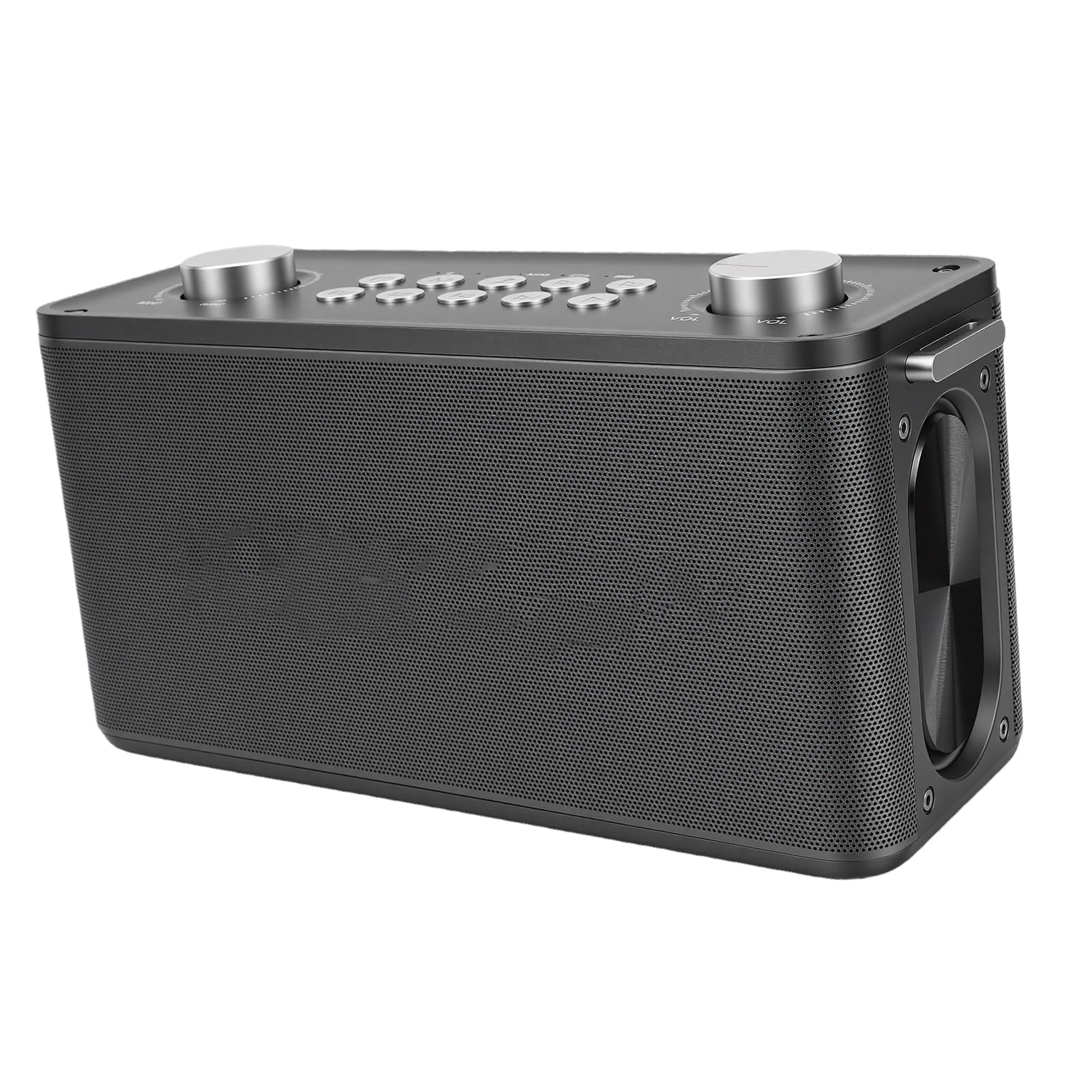 Annadue Máquina de Karaoke Portátil, Altavoz Inalámbrico Bluetooth con Micrófonos Duales, Cambiador de Voz, Efecto de Reverberación, de Karaoke Portátil para Fiestas en Casa Al Aire Libre