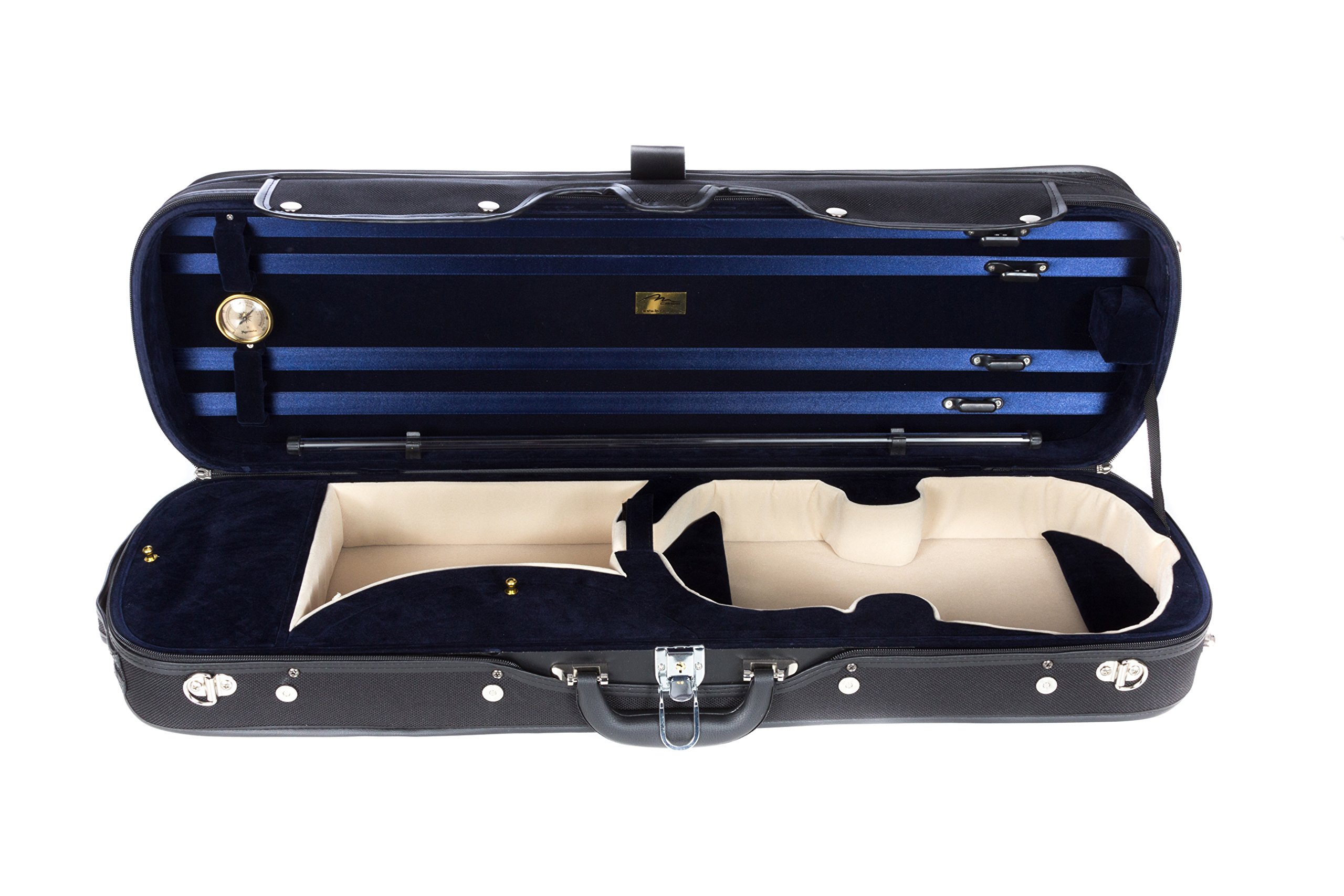 M-Case Custodia per Violino in Legno 4/4 Marineblau