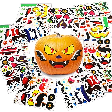 Halloween Jack O Lantern Decoration Stickers