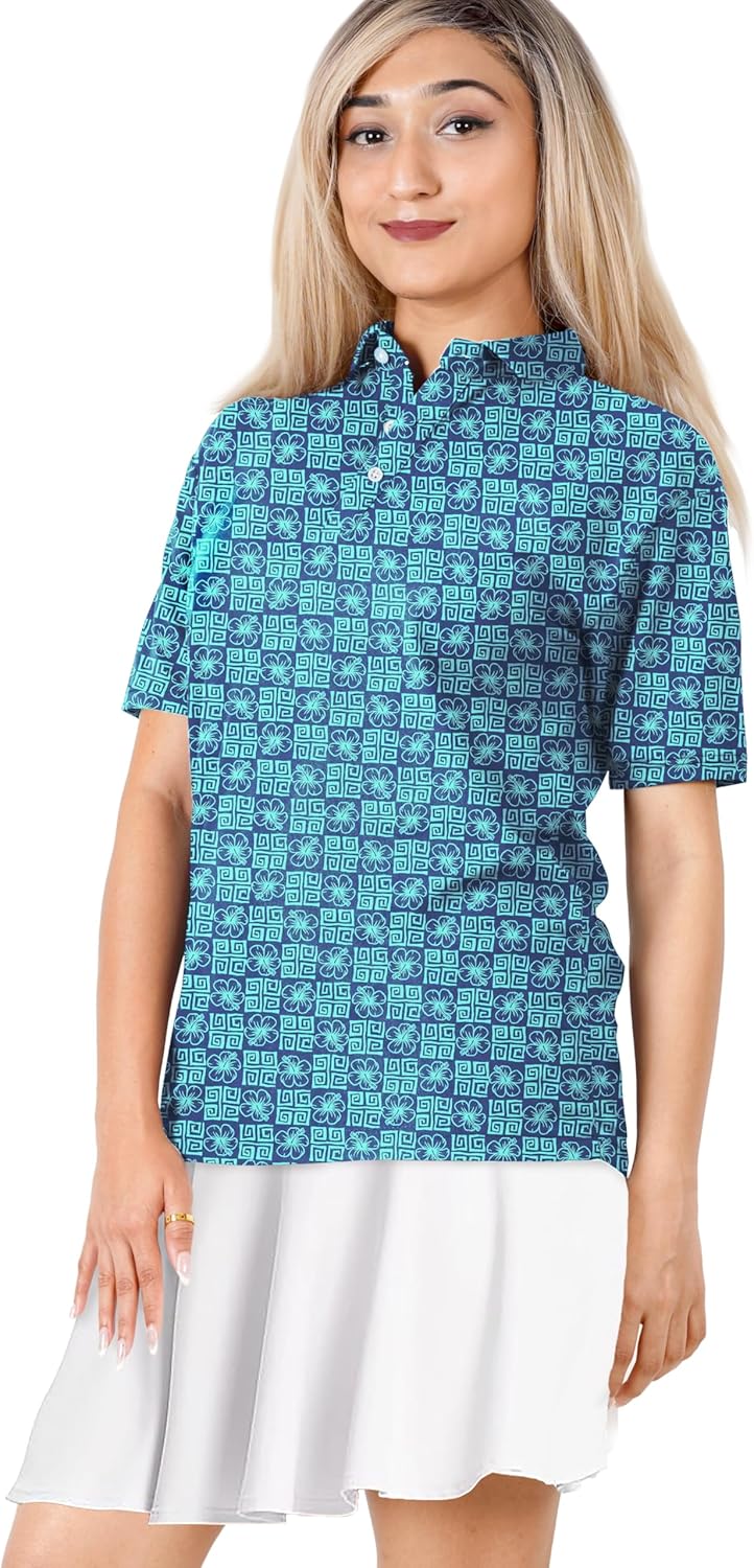 HAPPY BAY Womens Polo Golf Shirts Short Sleeve Tops T Shirts