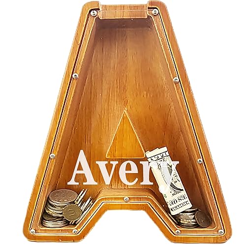 Miniatura 8 de Alcancía de letras de madera grande personalizada, alcancía de letras para niños, alcancía personalizada con nombre personalizado, se puede utilizar