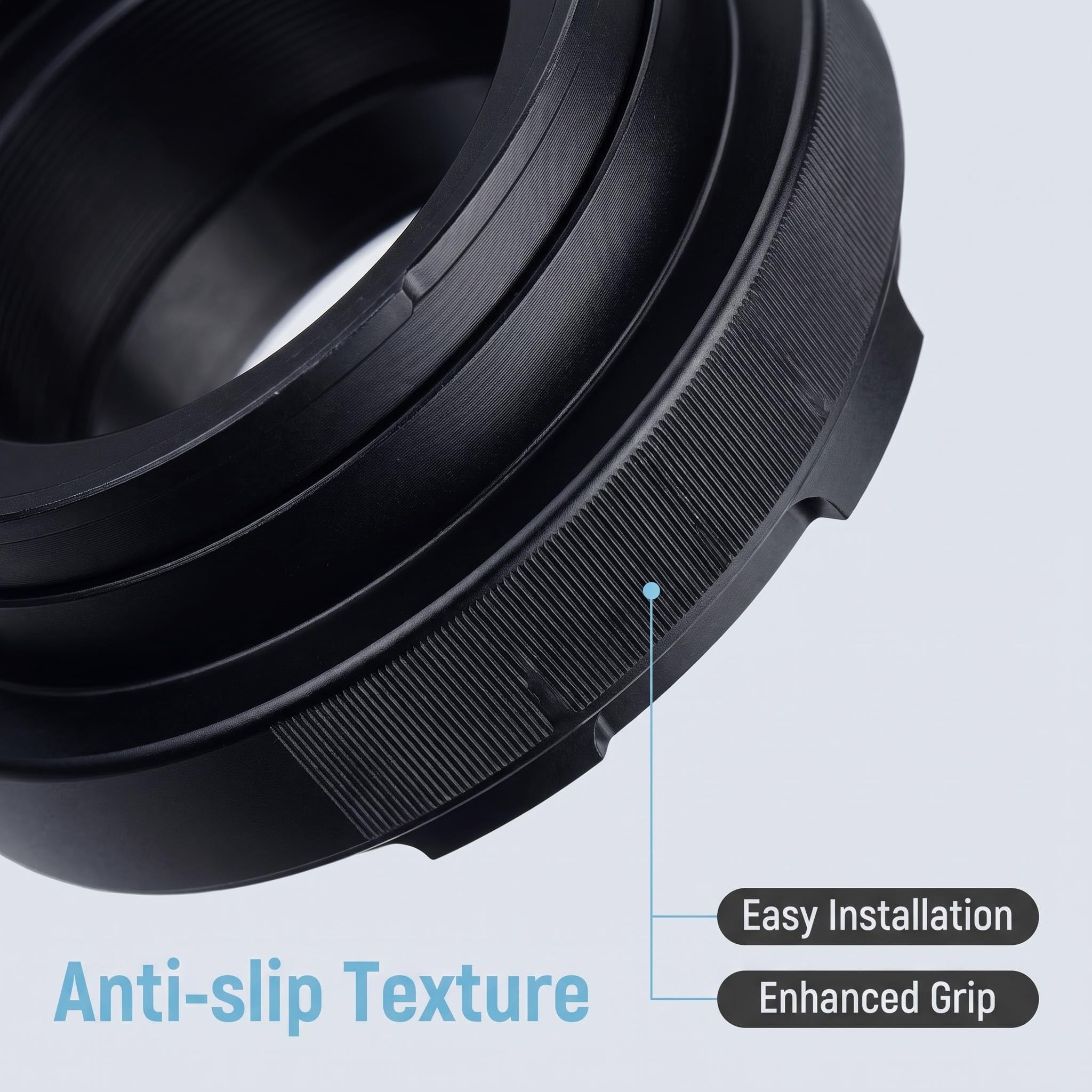 Adattatore professionale per obiettivo B3-M4/3 con base di supporto, anello convertitore di precisione antiscivolo per obiettivi vecchi a fotocamere Micro 4/3