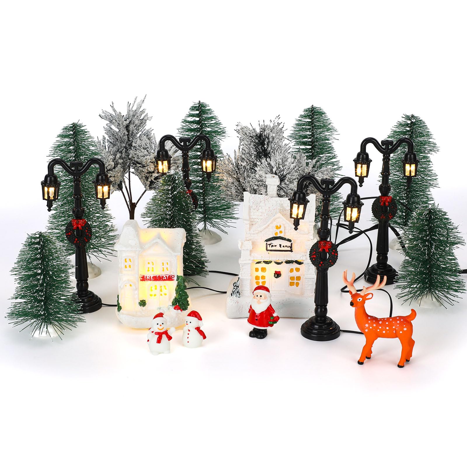 D73-39 クリスマス　ビレッジハウス　雪の街　雪だるま　スノーマン D73-39 クリスマス ビレッジハウス 雪の街 雪だるま スノーマン