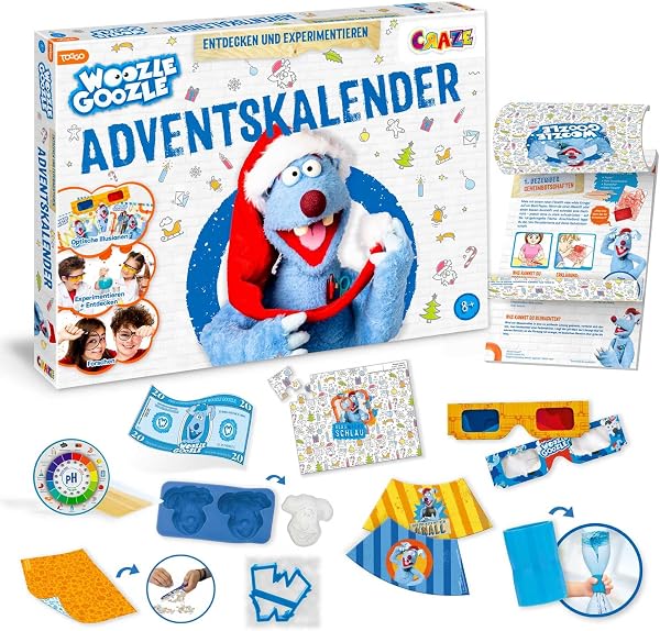 Woozle Goozle Adventskalender Kinder – Experimente & Wissenschaft