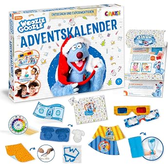 Craze Advent Calendar Woozle Goozle Creative Fun Children's Christmas Calendar 2021 Toy Calendar with Figures for Girls Boys 24683