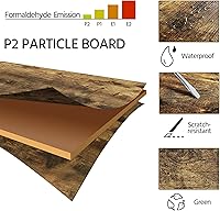 Vista 44 de Yaheetech Juego de mesa de comedor de 3 piezas, juegos de mesa y sillas de cocina para 2 personas, mesa compacta con 2 taburetes y diseño de ahorro