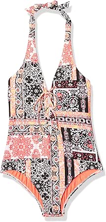 Costume Intero Donna Seafolly Active: Nero Con Allacciatura E Supporto, Scollo All'americana