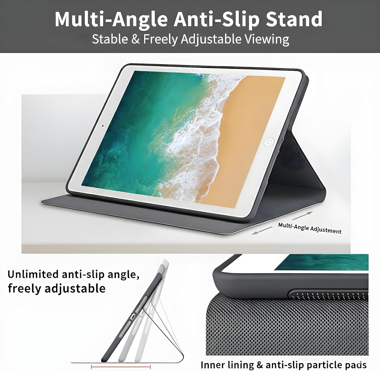 Folio Case for Amazon Fire HD 10 & HD 10 Plus Tablet 10.1" (13th/11th Gen, 2023/2021), Book Style PU Leather Stand Cover with Auto Sleep/Wake & Shockproof TPU Bumper - Soccer Ball