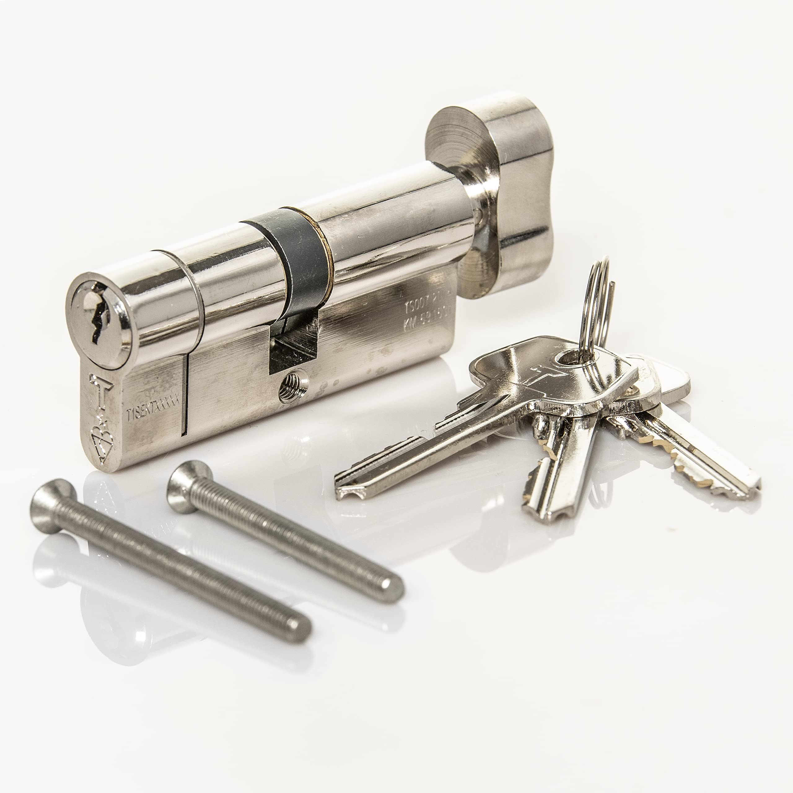 High Security 1 Star Thumturn Euro Cylinder Lock 40mm Internal x 55mm External 95mm Total