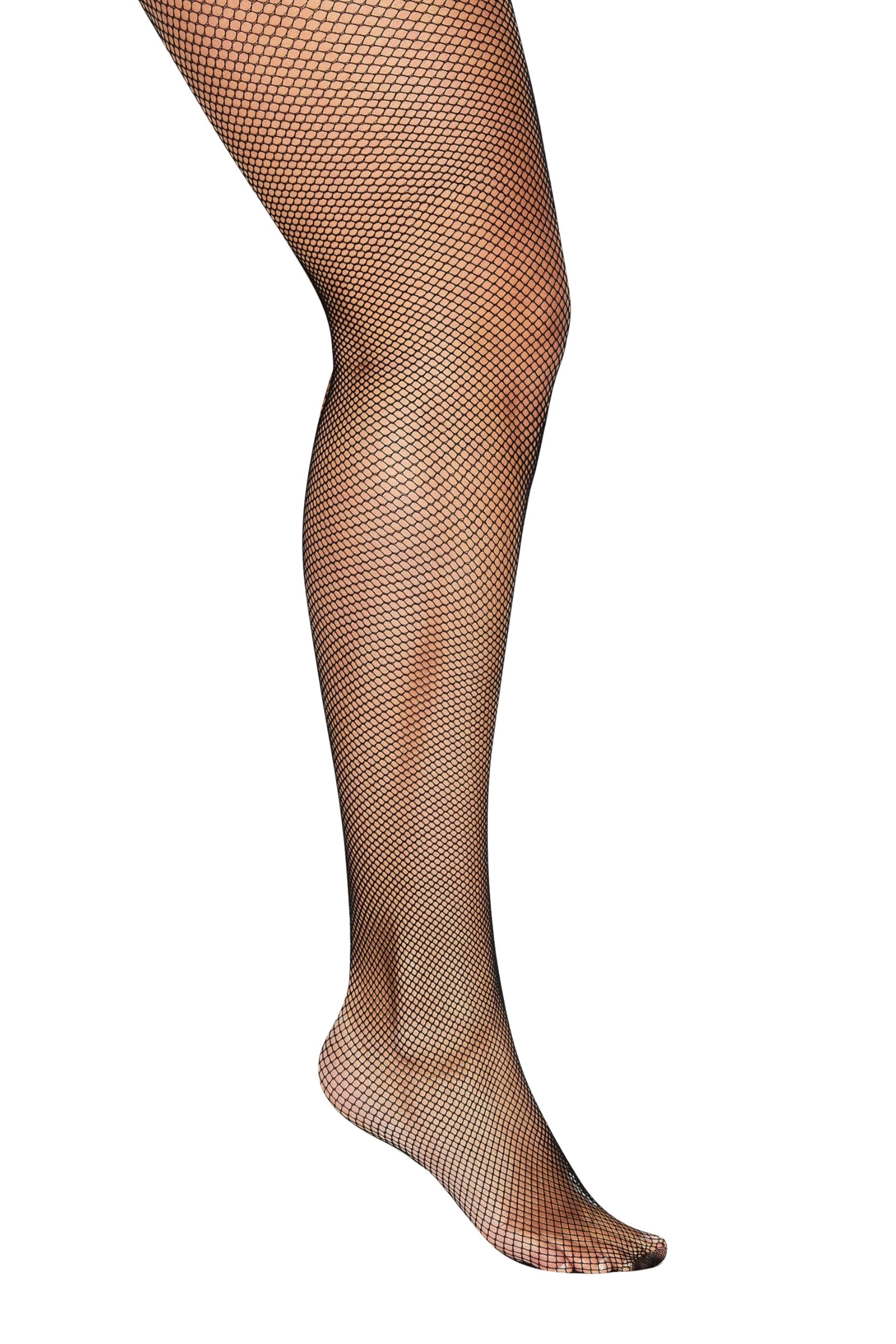 Yours Women's Black - Fishnet Tights