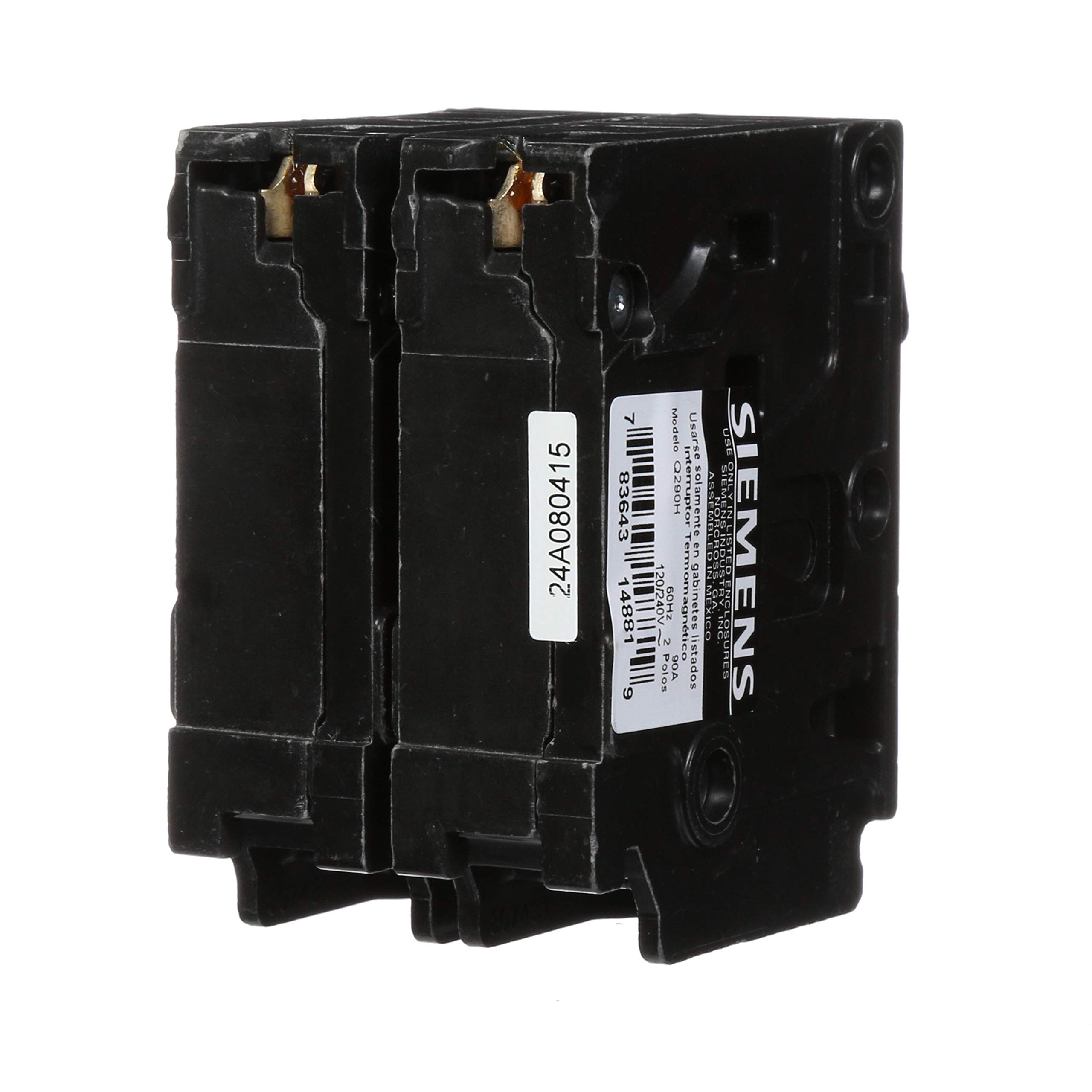 Q290H 90-Amp Double Pole 22kA Type QPH Circuit Breaker - Magnetic