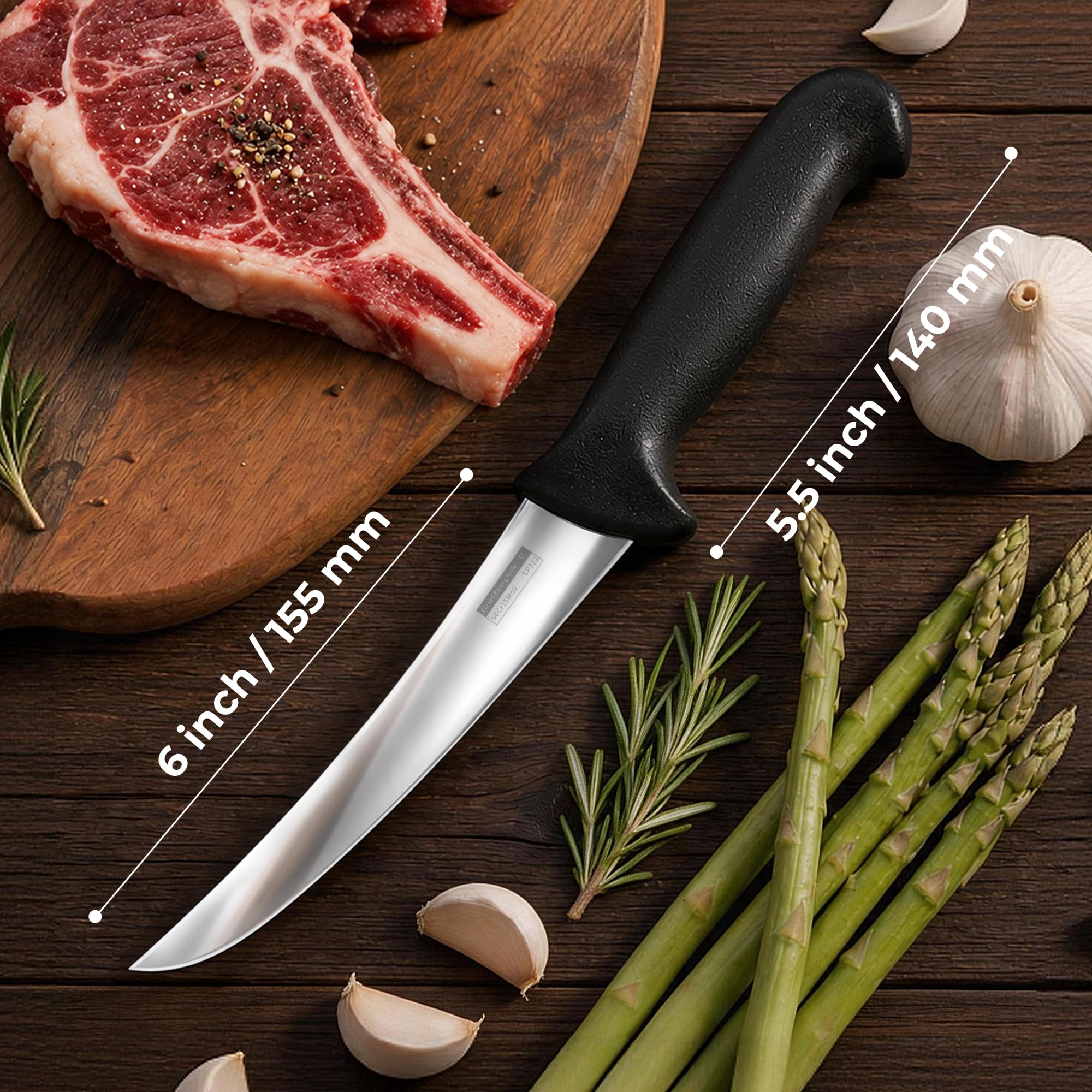 ZHANG XIAO QUAN Boning Knife - 6" Fillet Knife -5 ZHANG XIAO QUAN Boning Knife - 6" Fillet Knife -5