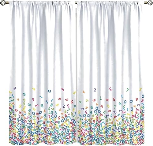 Miniatura 16 de Cortina de fórmula de matemáticas, diseño de lección de álgebra, cuaderno de lecciones, diseño de fórmula, bolsillo para barra, cortina de ventana