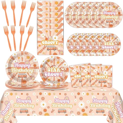 Juego de vajilla con temática de dinosaurio, 98 piezas para fiestas de cumpleaños con temática de dinosaurio, platos de dinosaurio, kit de