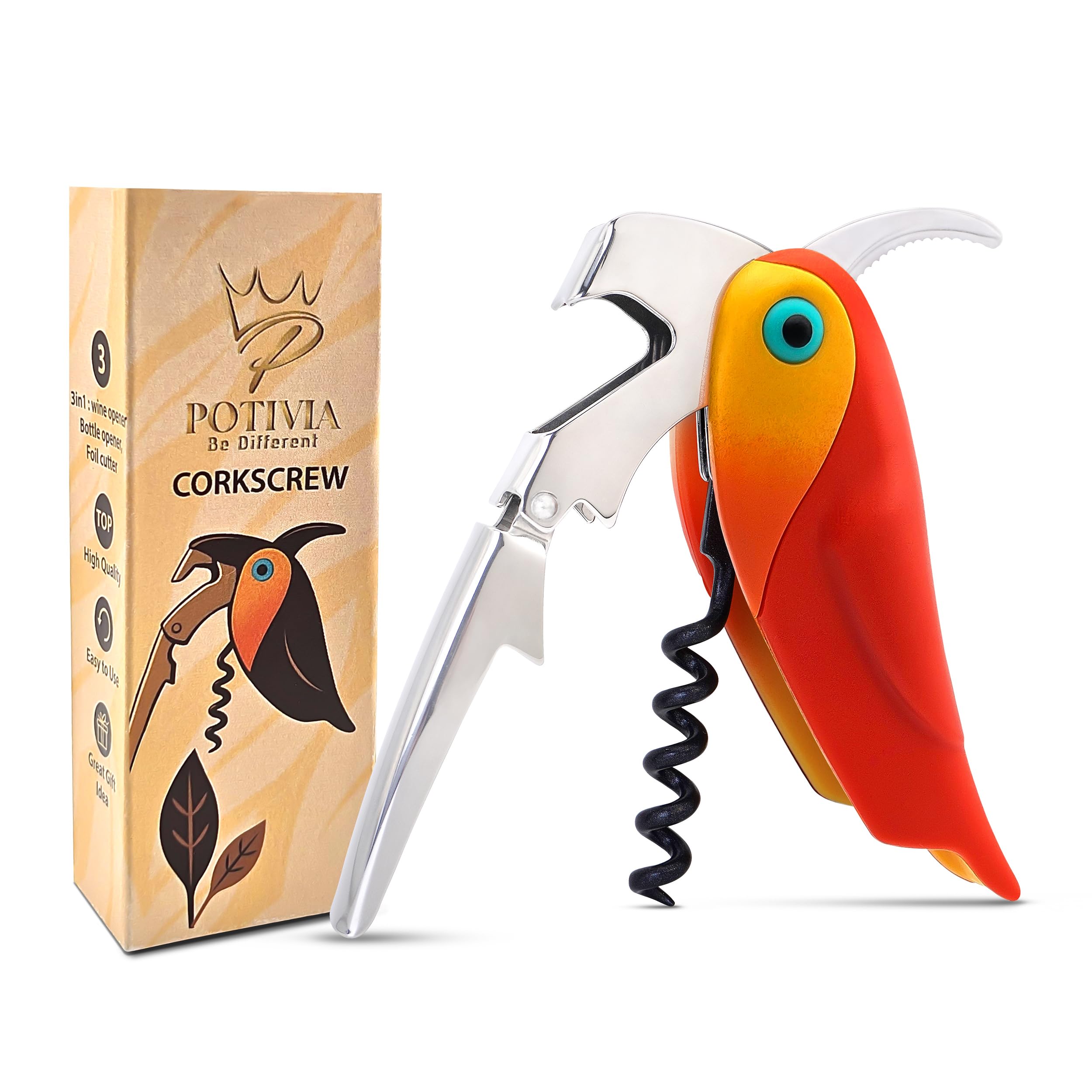 POTIVIA Wine Opener Waiter Corkscrew