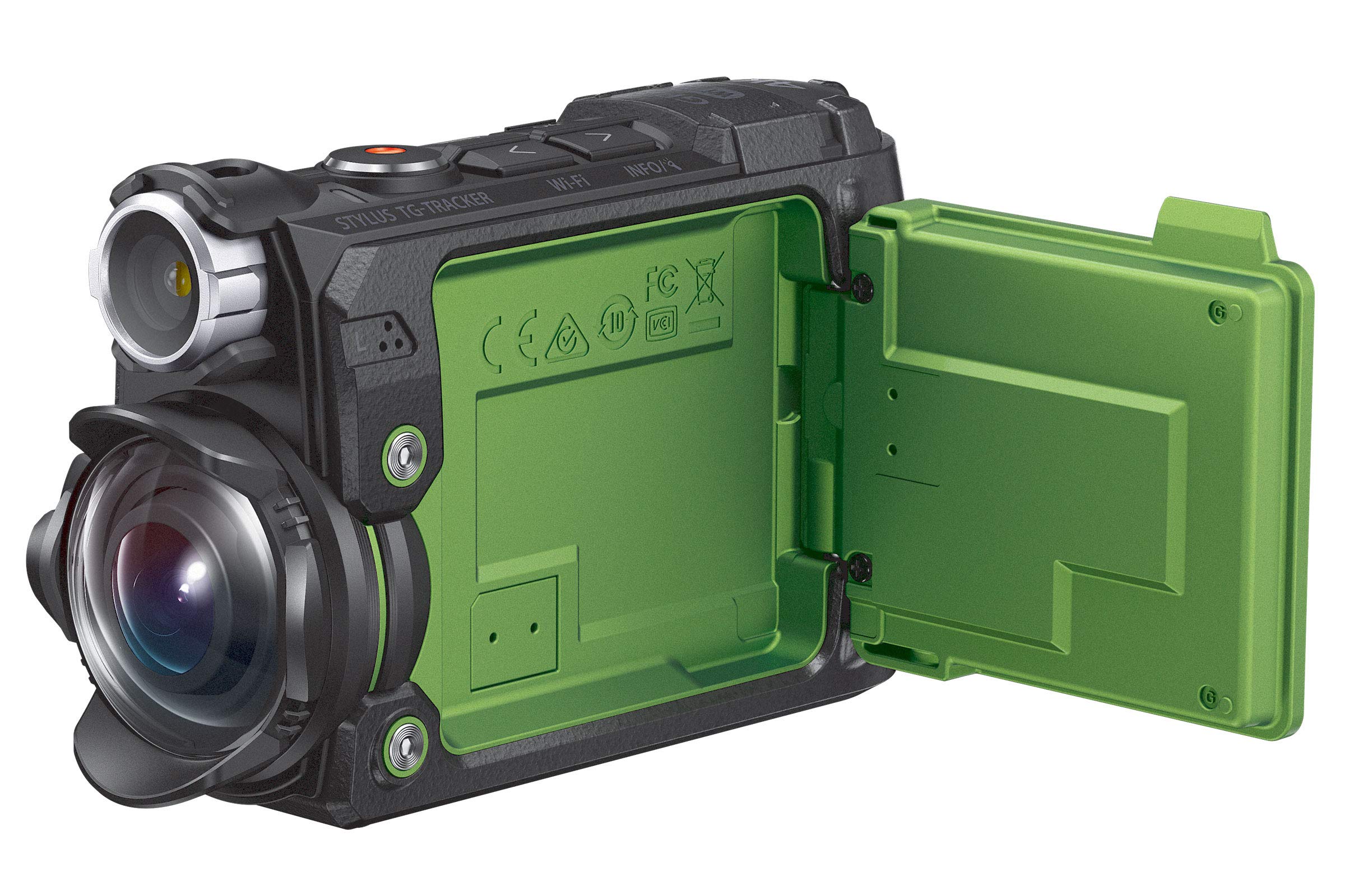 Amazon.co.jp: OLYMPUS STYLUS TG-Tracker グリーン : 家電＆カメラ