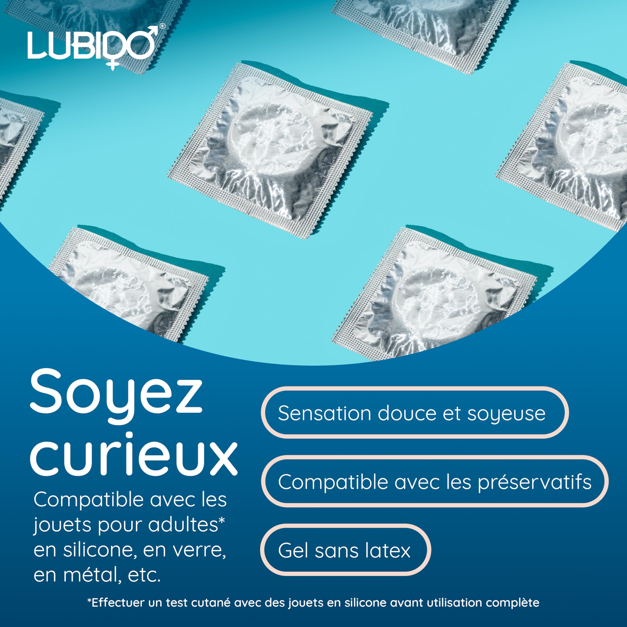 Lubido Gel Lubrifiant Intime Original à Base d'Eau Sans Paraben - 250ml (Pack of 3)