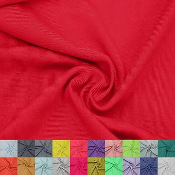 60" Wide Rayon Spandex Jersey Knit Fabric by The Yard - 4-Way Stretch, 200GSM, Medium Weight, Soft & Breathable - Apparel, Accessories, Maternity & Decorations