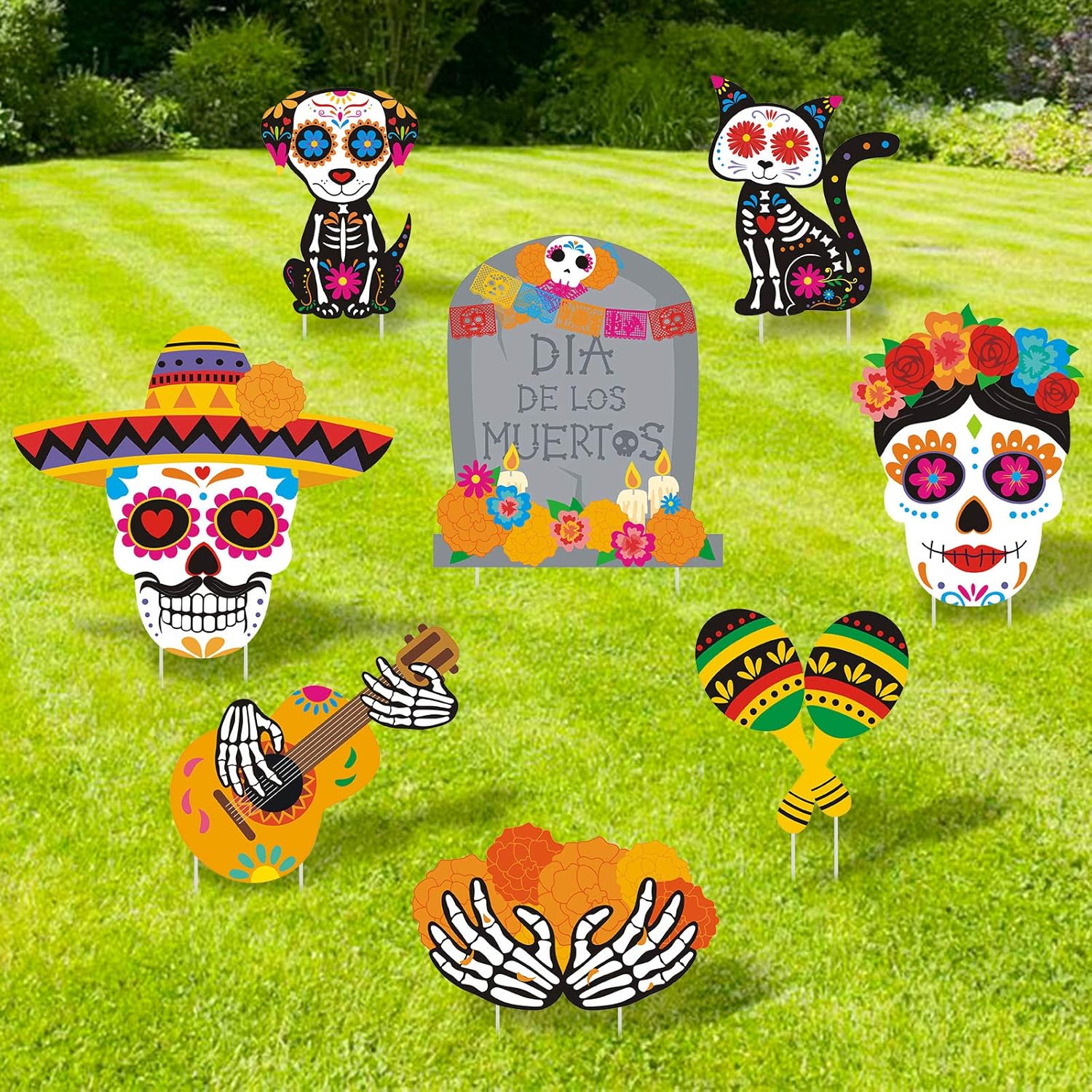 Paquete De 6 Letreros De Pascua Para Patio, Decoración De Ja | Meses Sin Interés