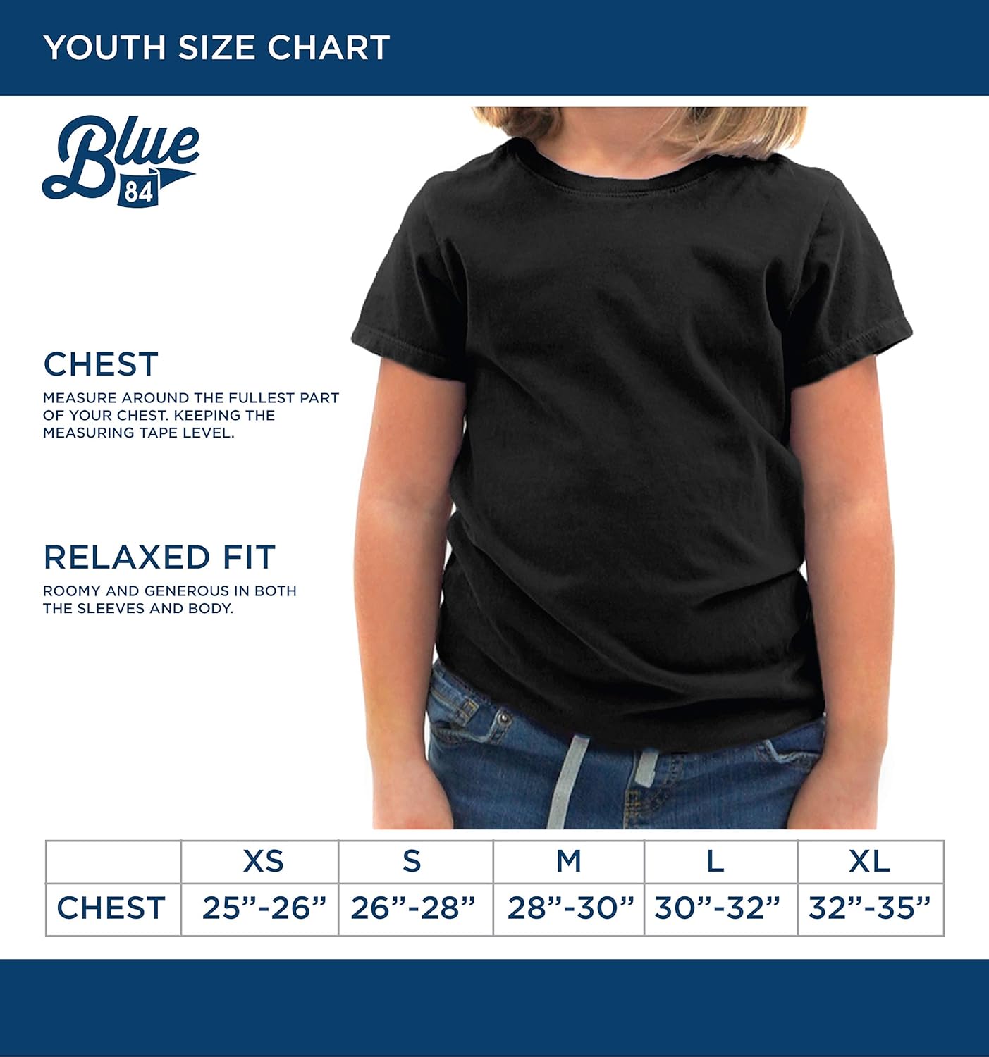Blue 84 NCAA Unisex-Child Kids T-Shirt Action Item - Image 4