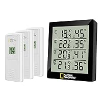 National Geographic Stazione meteorologica con 4 posizioni di misurazione