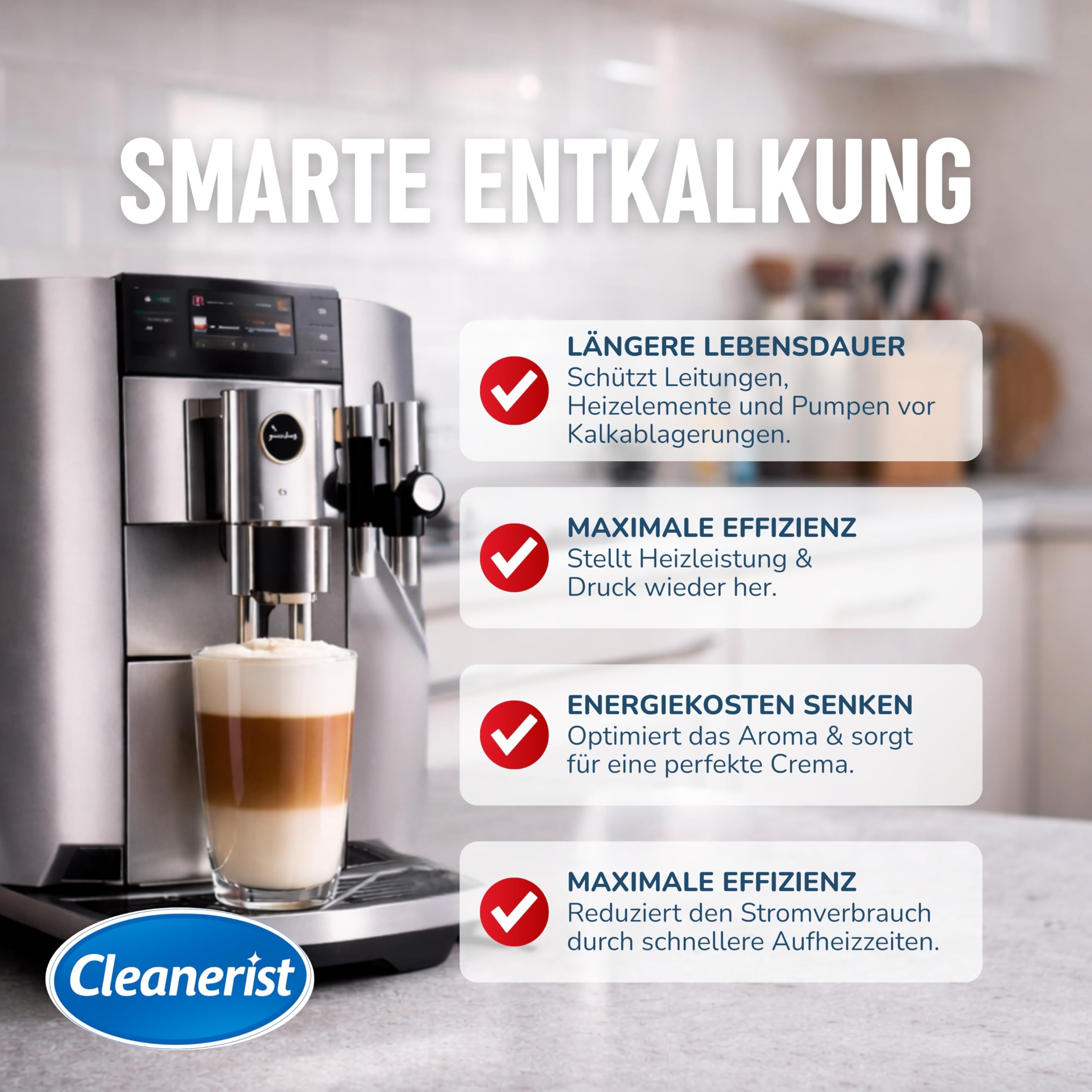 Cleanerist - 2 taniche da 10 l di anticalcare concentrato universale [400 applicazioni], senza coloranti, per macchine da caffè automatiche, bollitori elettrici, elettrodomestici, cucina e bagno