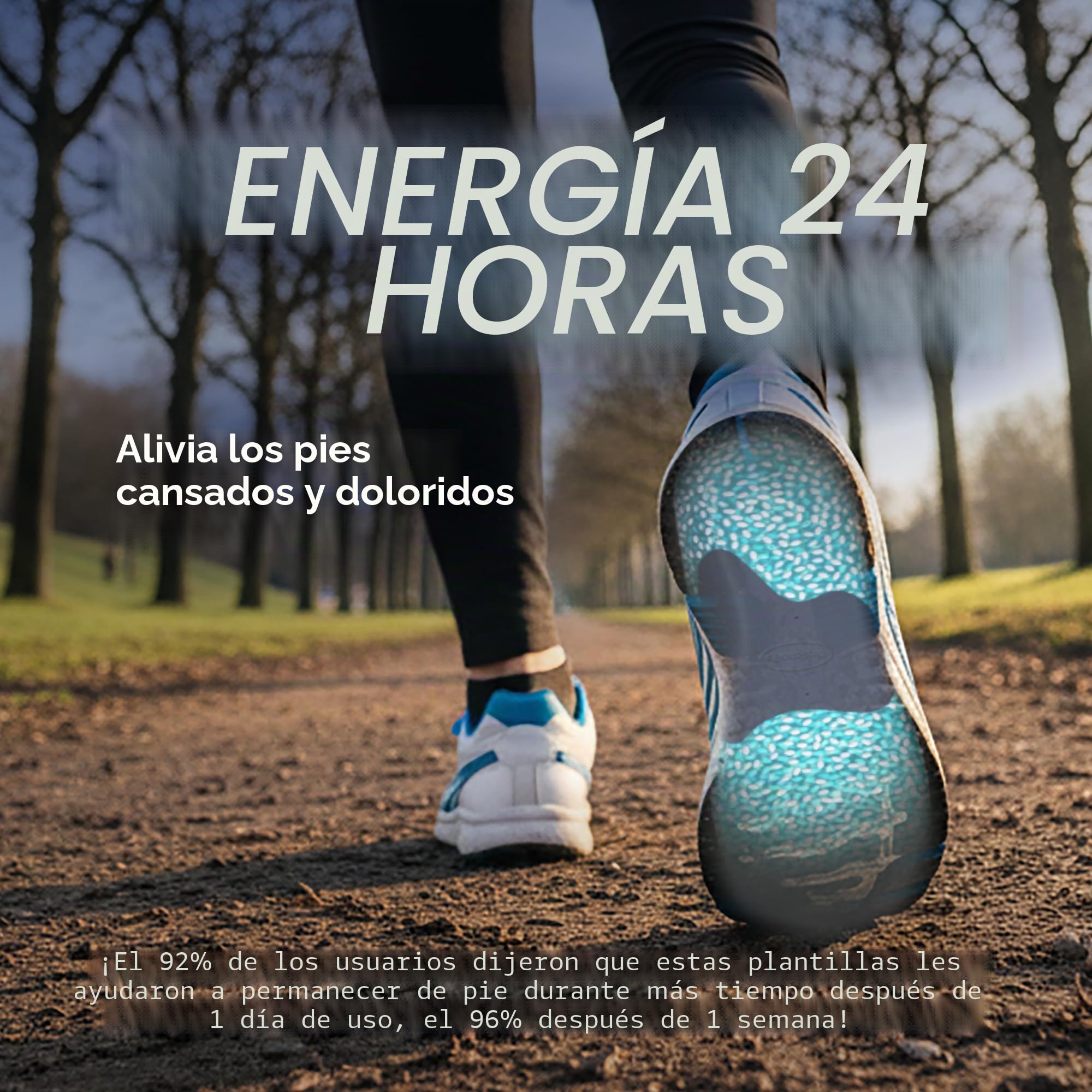 Dr. Scholl's - Plantillas multiuso 24-Hour Energy, devuelven la energía con cada paso, alivian la presión y el dolor de pies cansados, espuma viscoelástica e inserción de gel, 37-41, mujer, 1 par