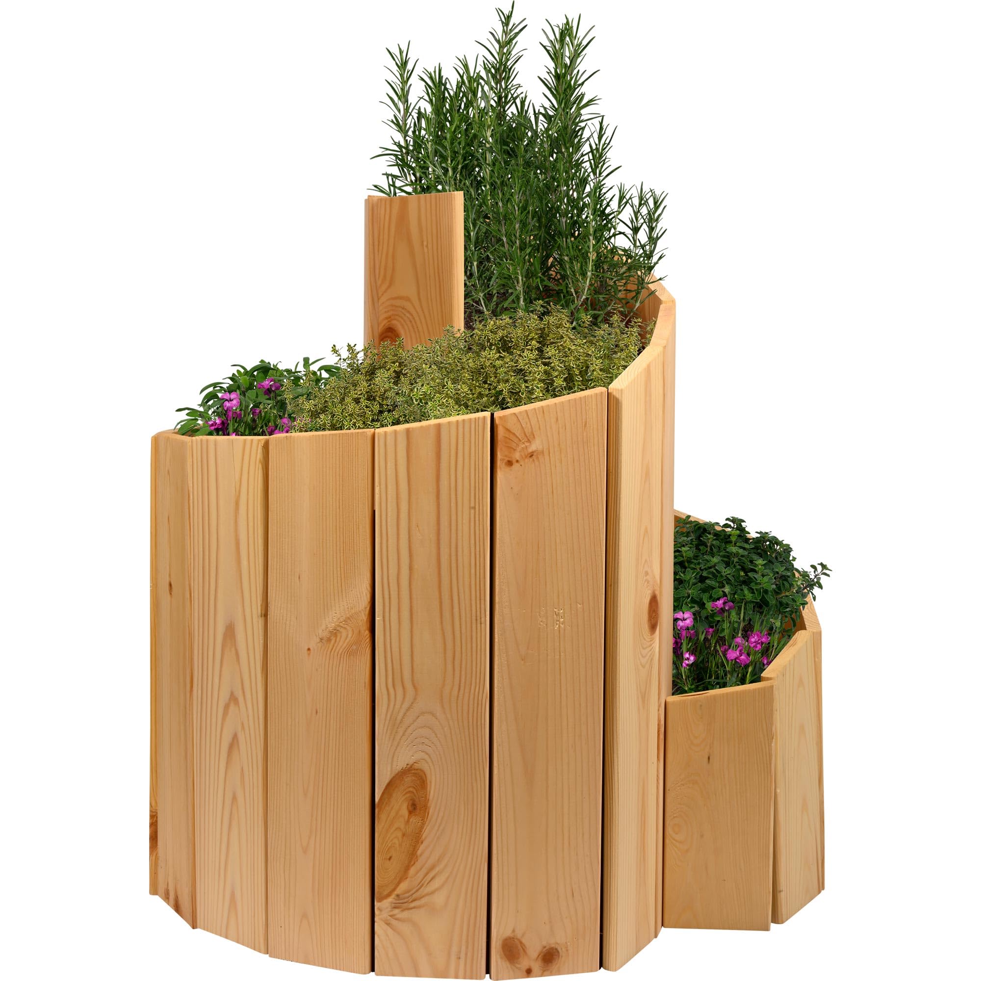 dobar® Green Label Spirale à Herbes en Bois Massif