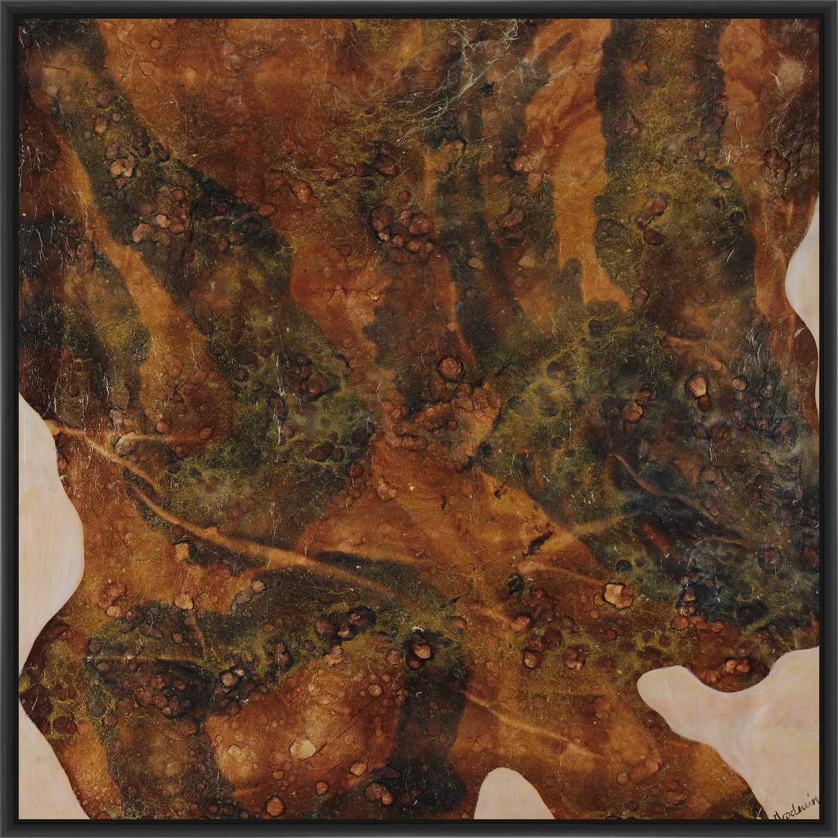 PTM Images Organic Edge, Canvas Wall Art, Black