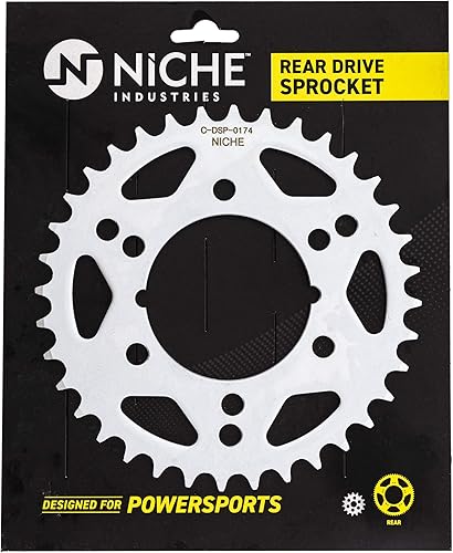 Miniatura 3 de NICHE 520 Kit de piñón delantero 11T trasero 36T para Polaris Scrambler 500 Trail Blazer Boss 250 330 1988-2006