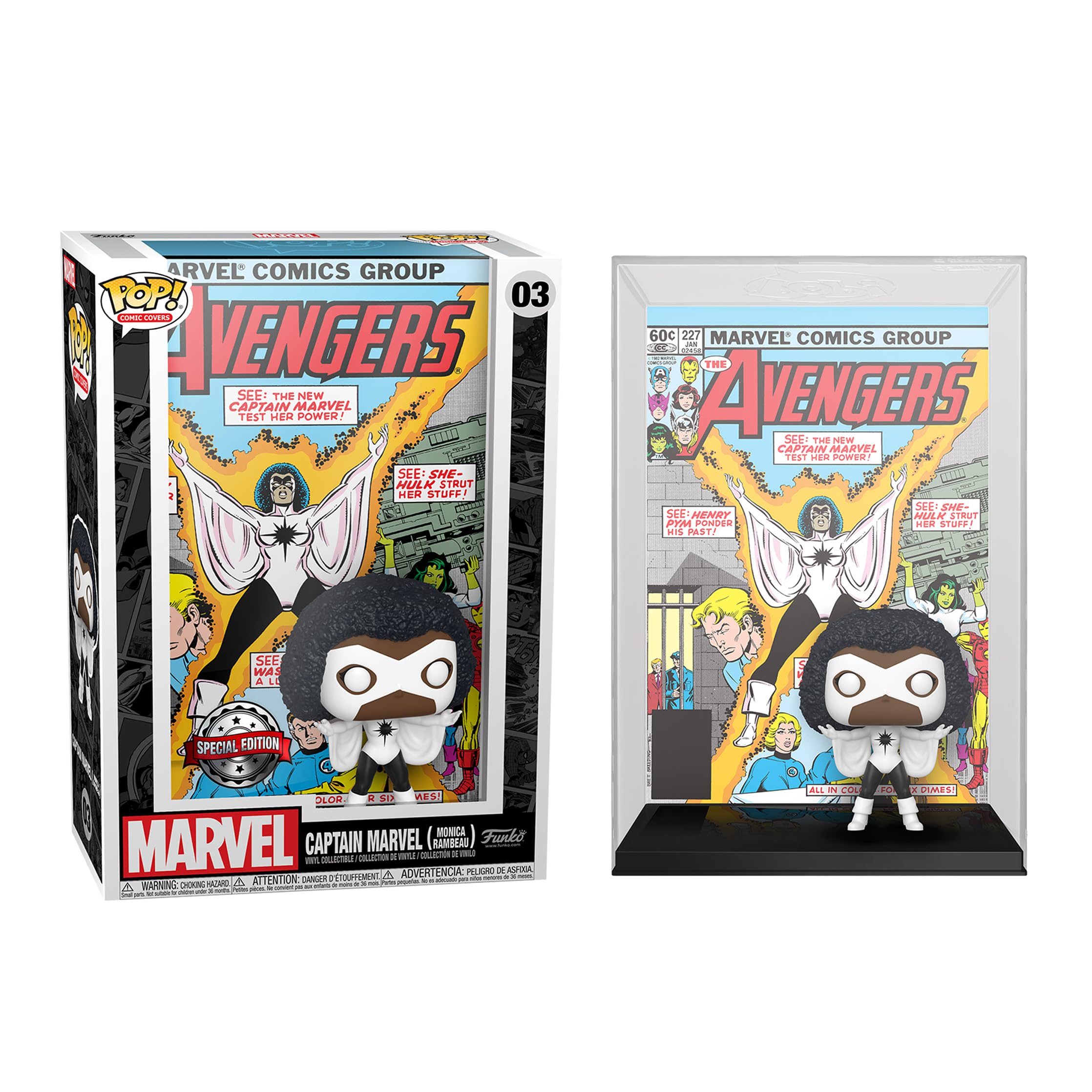 Amazon.com: Funko Pop! Marvel: Captain Marvel - Monica