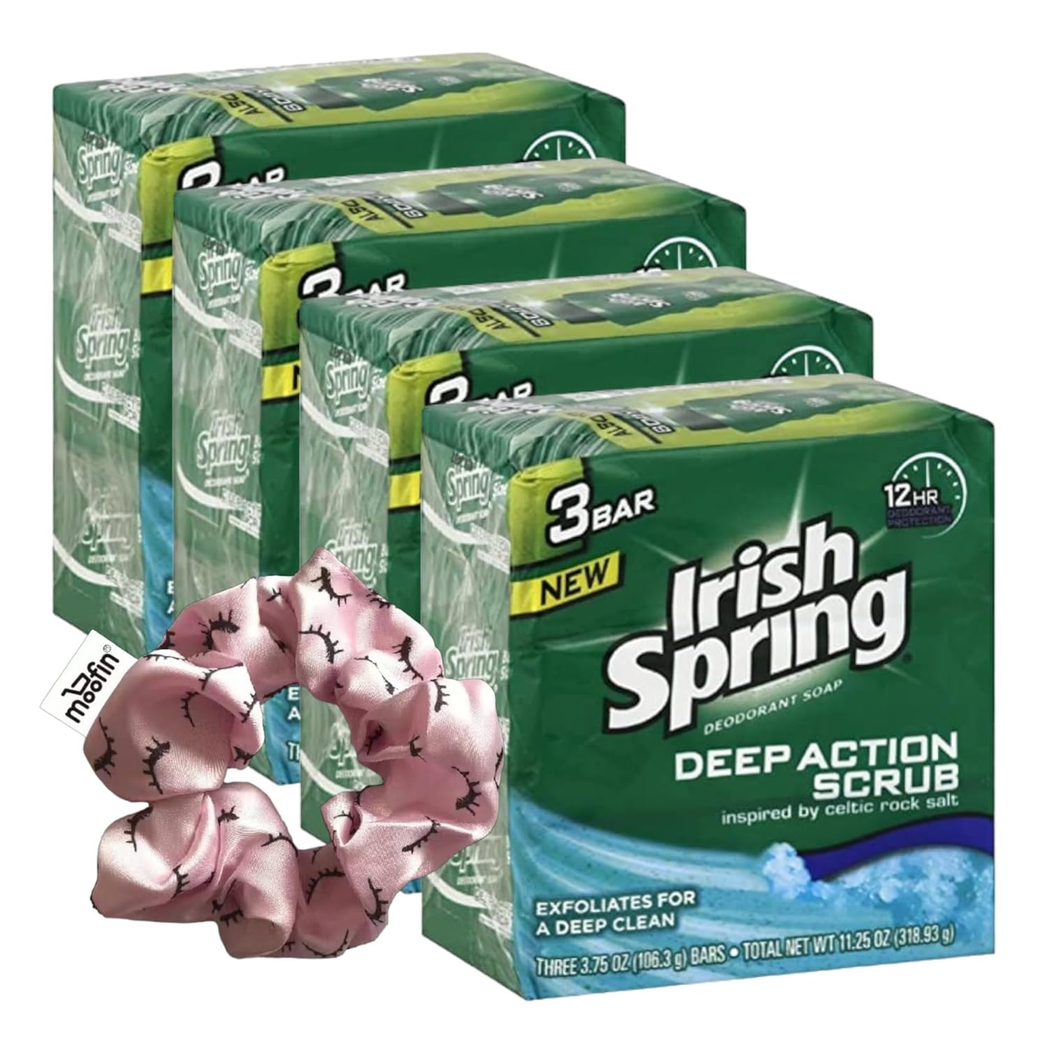 Deep Action Scrub Bar Soap, 3.75oz Exfoliate Soap with