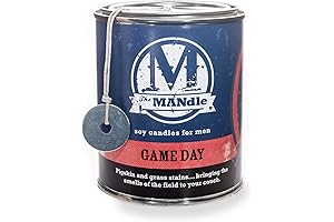 The Mandle Soy Candle by Eco Candle Co.: Soccer Match Ambiance for the Modern Man