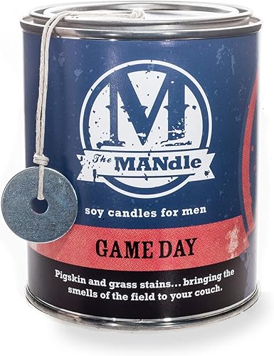 Miniatura 20 de Eco Candle Co. The Mandle - Vela de soja para hombres, aromas de lavanda, vainilla y polvo de bebé, Mr. Mom, lata de pintura de 15 onzas, 100% cera