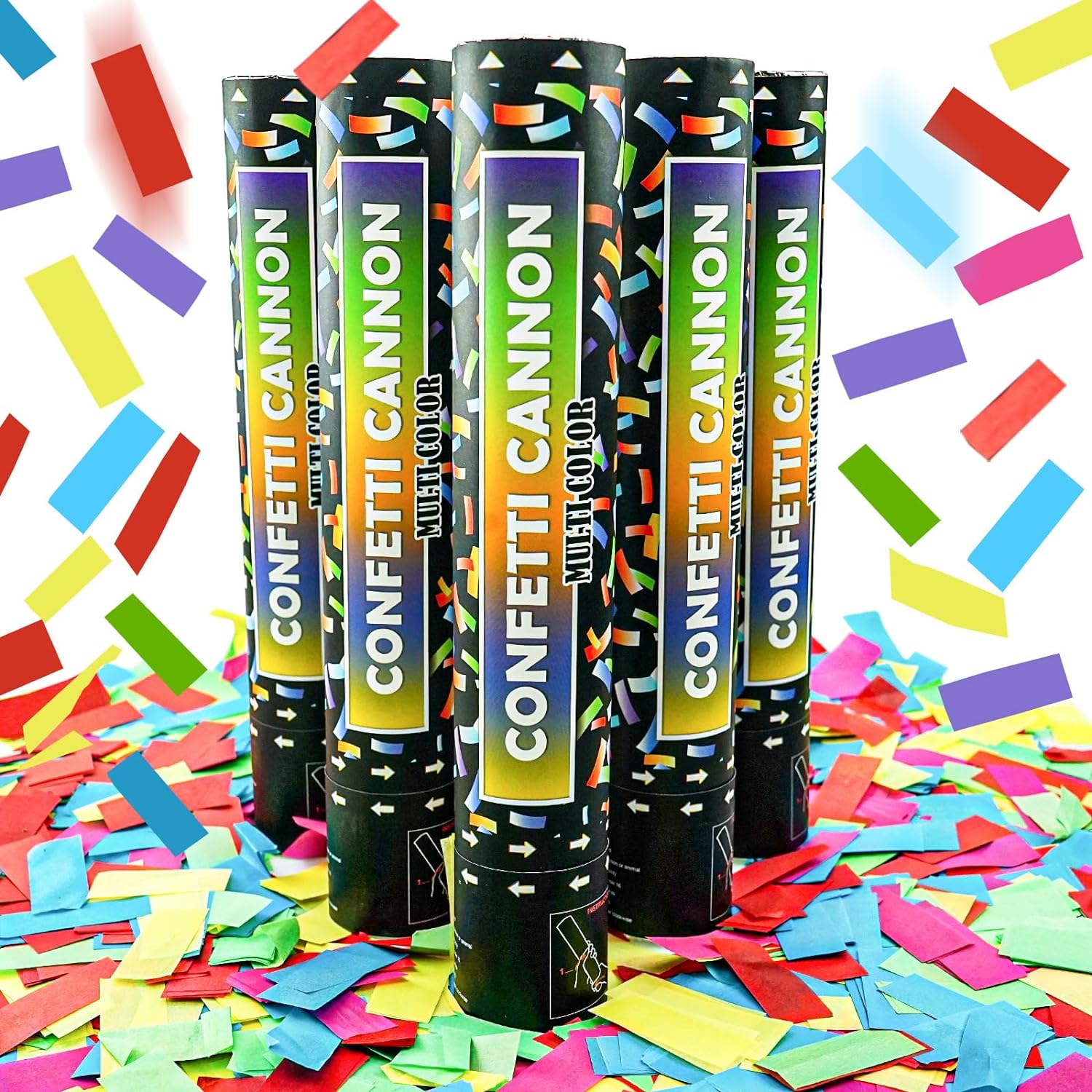 12 Inch Confetti Cannon Multicolor Confetti Popper Party