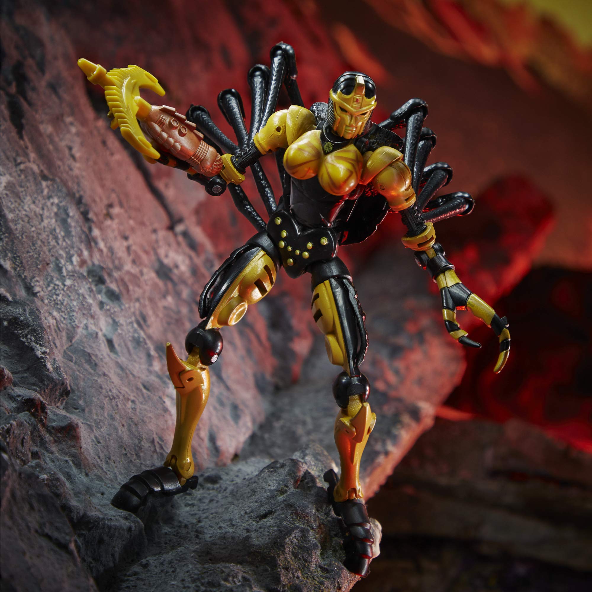 Transformers Toys Generations War for Cybertron Kingdom Deluxe WFCK5 Blackarachnia Action
