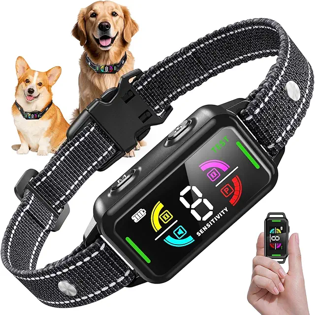 Collare Antiabbaio per Cani Yaskyly - 4 Modalità , Ricaricabile, Impermeabile IP67